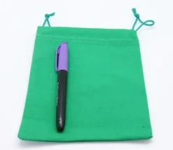 6 sacs colorés en coton 20 x 15 cm taille M