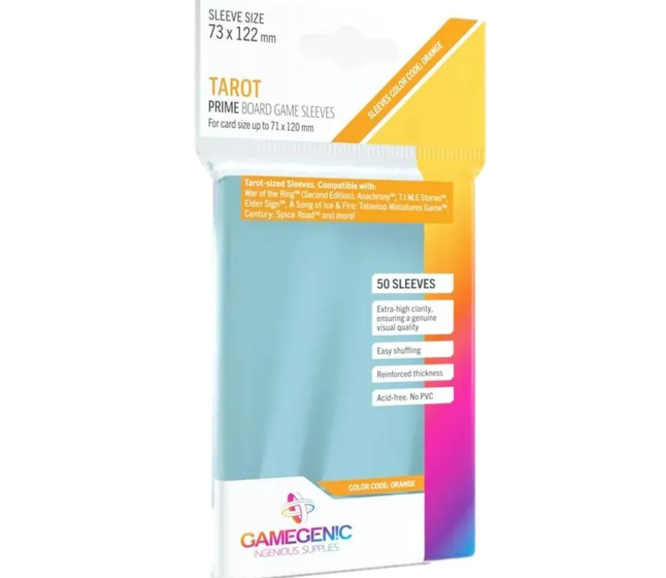 50 sleeves pour cartes 71 x 120 mm format tarot pochette sleeves