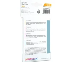 50 sleeves pour cartes 71 x 120 mm format tarot pochette sleeves