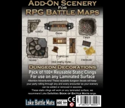 100 Stickers repositionnables décorations plateaux de jeux Battle Mat