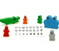 24 Stickers "visage / yeux pour personnalisation meeple