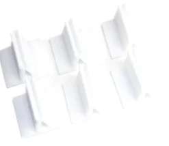 6 Supports de pions multicolores avec clips - socles