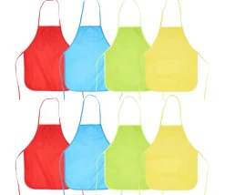 8 Tabliers enfant imperméables cuisine, peinture, atelier créatif)