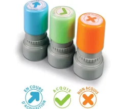 3 tampons automatiques niveaux d'acquisitions