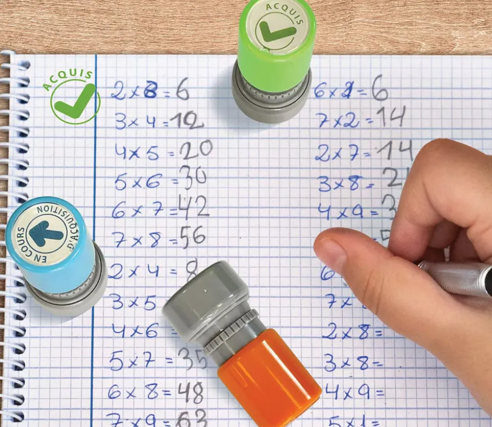 3 tampons automatiques niveaux d'acquisitions