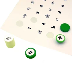 216 étiquettes 12 mm rondes autocollantes blanches pastille