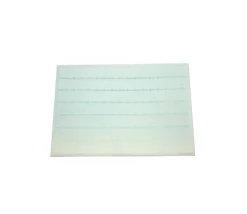 112 étiquettes 12 x 18.3 mm autocollantes blanches rectangulaires coins arrondis