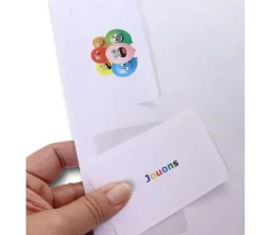 10 étiquettes autocollantes 80x50 mm rectangles coins arrondis pour cartes à jouer