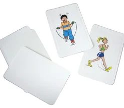 15 étiquettes autocollantes 70x50.8 mm rectangles pour cartes à jouer