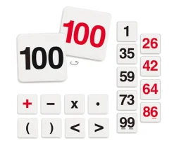 216 tuiles chiffres et signes mathématiques