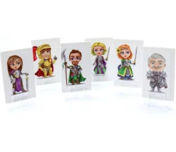 6 Tuiles personnages 