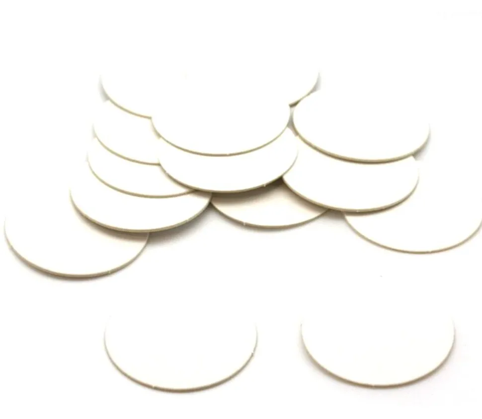 15 Tuiles rondes blancs 50 mm jetons ronds épais à personnaliser
