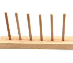 Abaque de tri bois - Socle 6 tiges sans jetons