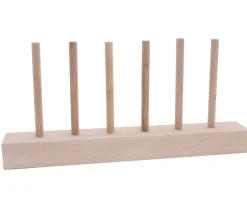 Abaque de tri bois - Socle 6 tiges sans jetons