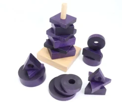 Abaque forme et épaisseur en bois 18 pièces