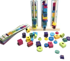 Abaque ville - Tours à empiler en bois