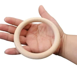 Anneau en bois 10 cm pour jeux de lancer et d'adresse