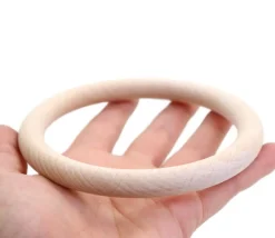 Anneau en bois 11.5 cm pour jeux de lancer et d'adresse