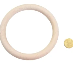 Anneau en bois 11.5 cm pour jeux de lancer et d'adresse