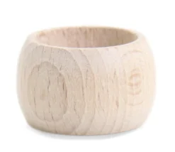 Anneau en bois naturel à personnaliser - Ø 35 mm - 20 mm de haut