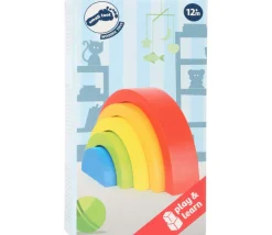 Arc-en-ciel multicolore en bois - 5 pièces