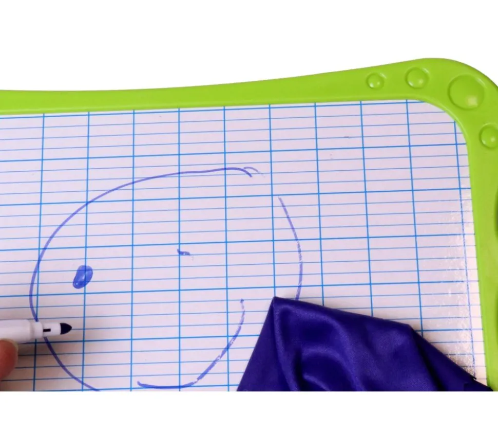 Ardoise blanche effaçable avec grilles