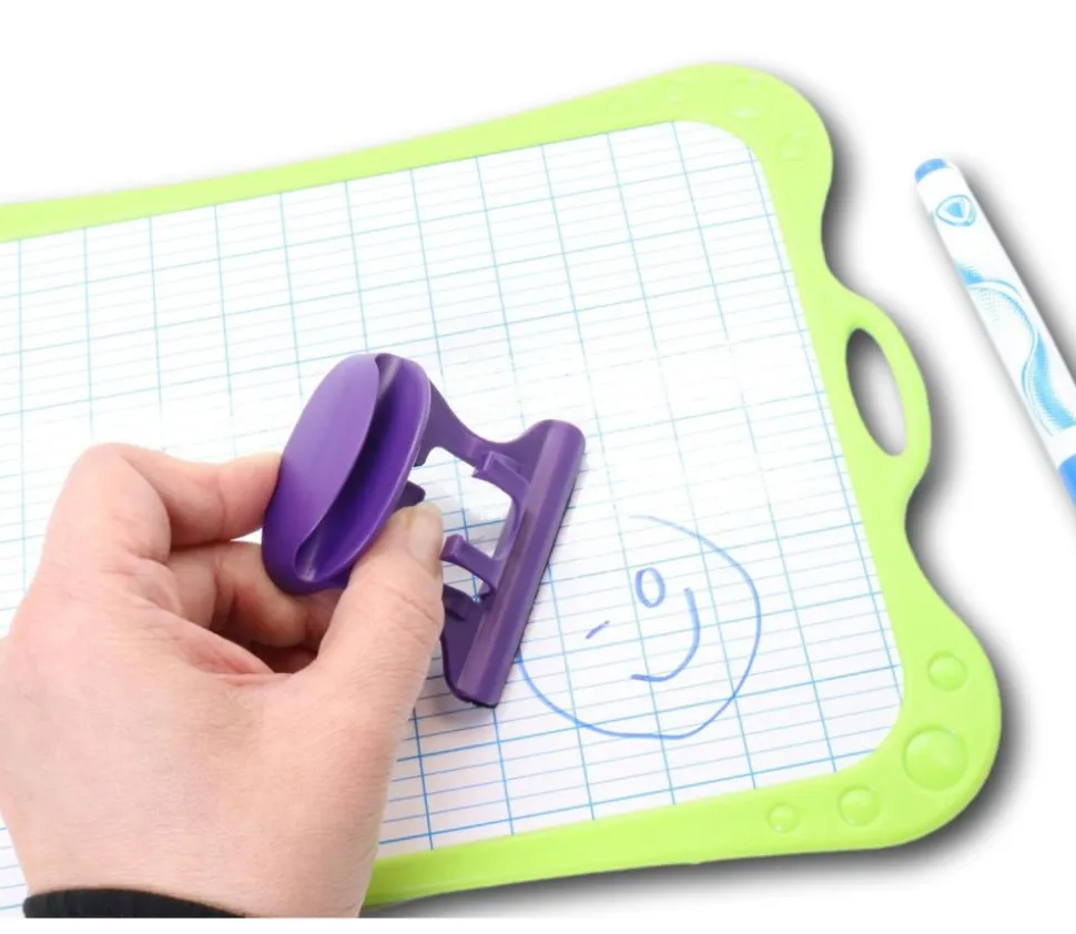 Ardoise blanche effaçable avec grilles