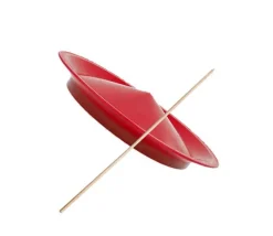 Assiette chinoise de jonglage avec bâton