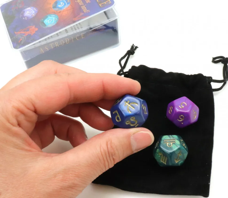 Astro dice set dés astrologie