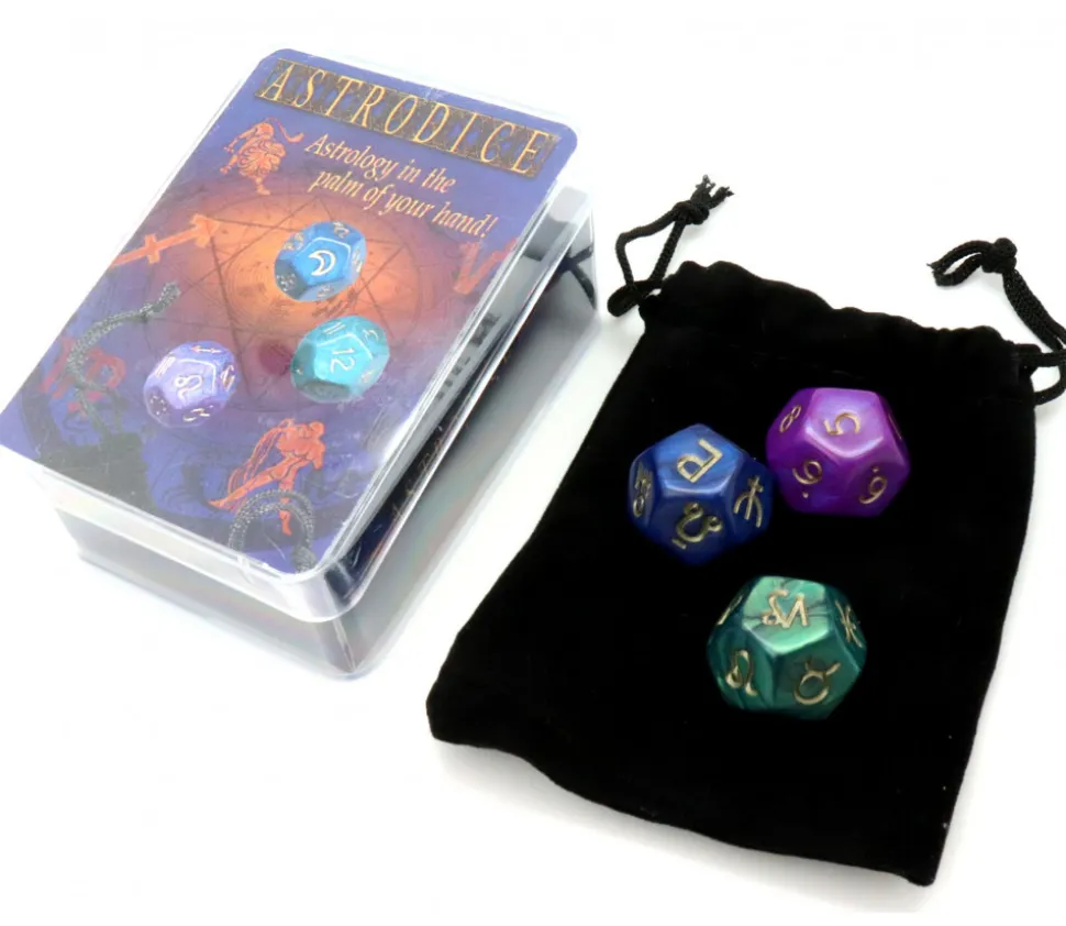 Astro dice set dés astrologie