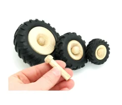 Axe 40 x 12 mm pour roue de tracteur - tenon corps d'essieu