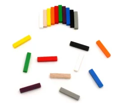 Baguette allumette 5x5x25 mm pion buchette route en bois pour jeu unité