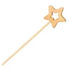 Baguette magique en bois pour jeu 38 cm étoile