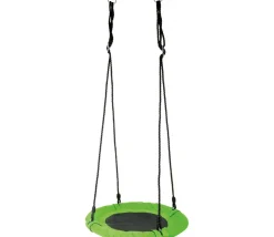 Balançoire nid d'oiseau ronde pour portique