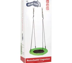 Balançoire nid d'oiseau ronde pour portique