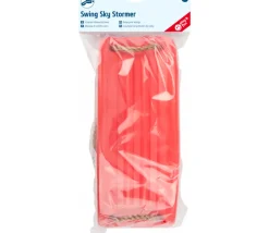 Balançoire voltige pour portique siège plastique rouge