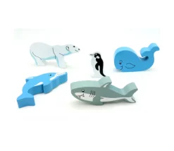 Baleine en bois 11 x 7.8 x 2.5cm