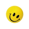 Balle jaune antistress 5 cm sourire