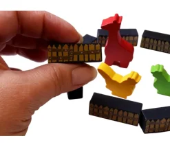 Barrière rectangle en bois 33x12x10 mm pour jeu