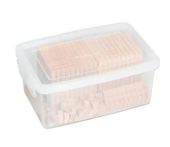 Base 10 - 120 pièces en BOIS centaines, dizaines et unités