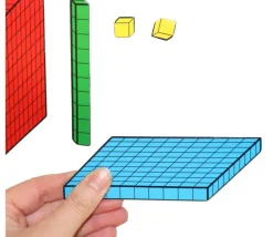 Base 10 - 54 pièces magnétiques centaines, dizaines et unités