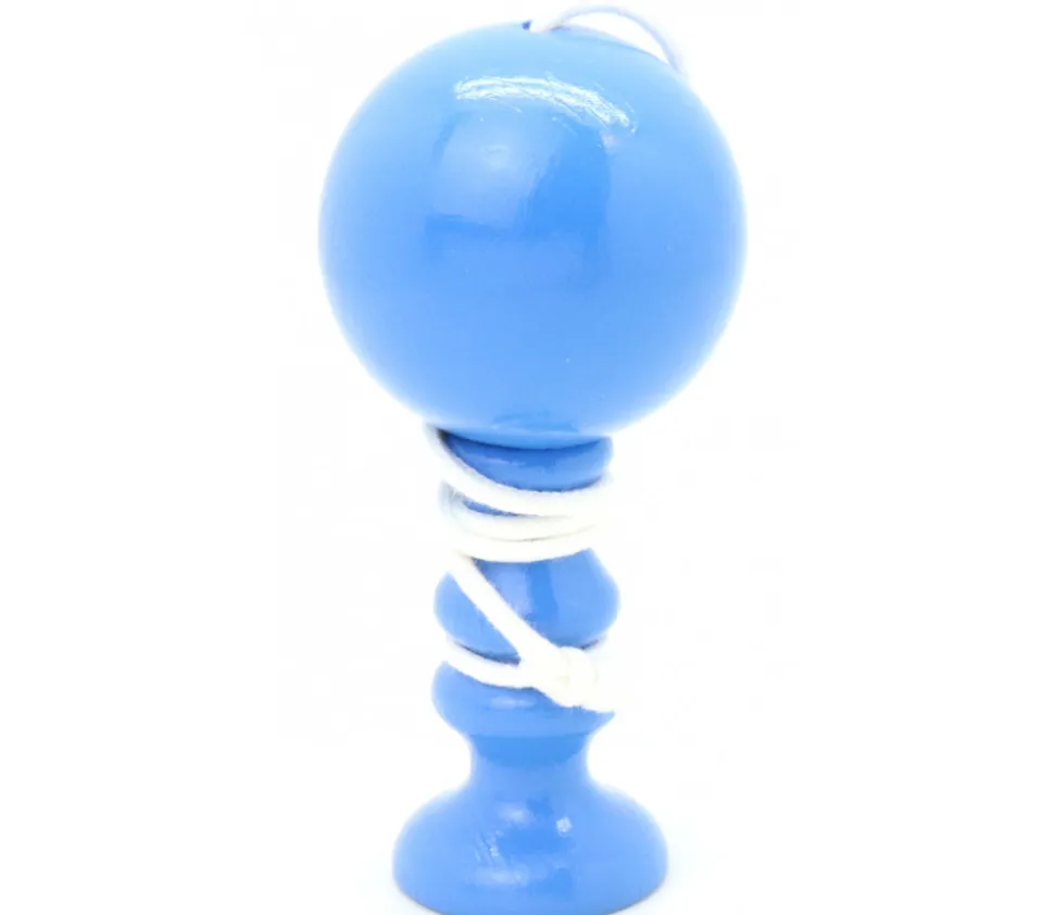 Bilboquet en bois 11.5 cm - jeu traditionnel petit modèle