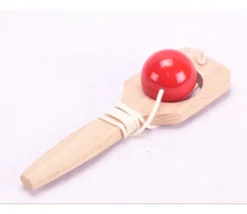 Bilboraquette 16 cm en bois avec boule