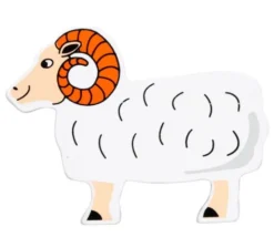 Bélier en bois 59 x 75 x 15 mm