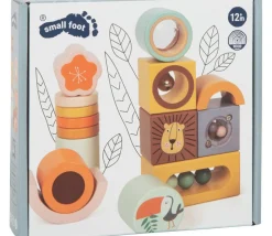 Blocs sensoriels en bois découverte bébé