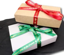 Bobine ruban satin 12.5 m de ruban spécial Noël - largeur 1,5 cm