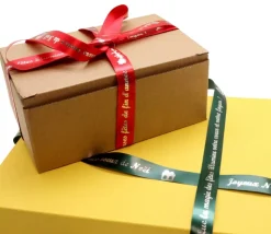 Bobine ruban satin 12.5 m de ruban spécial Noël - largeur 1,5 cm