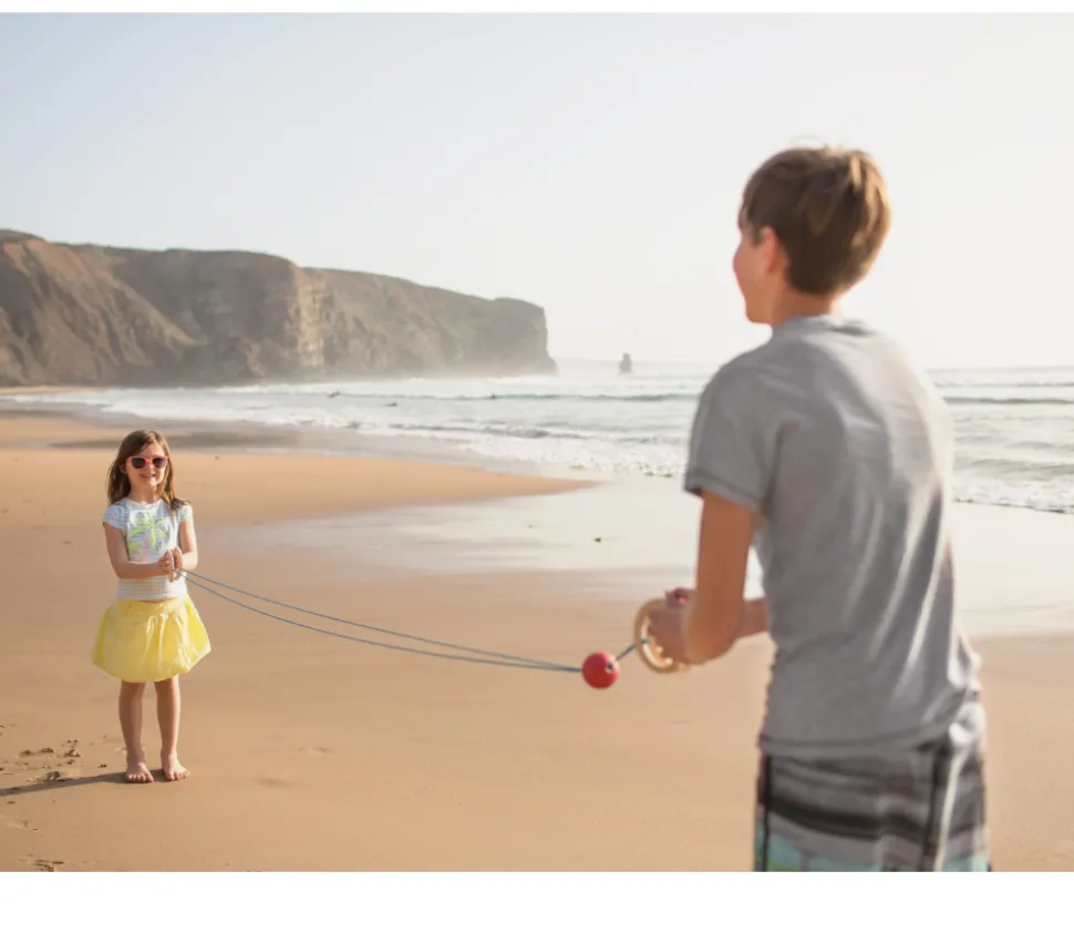 Boing Ball - Jeu de Balle Va et Vient en bois
