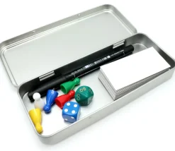 Boite à crayons étui métal avec couvercle 180 x 77 x 22 mm