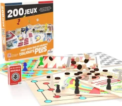 Boite 200 jeux traditionnels plateaux et cartes - Ducale